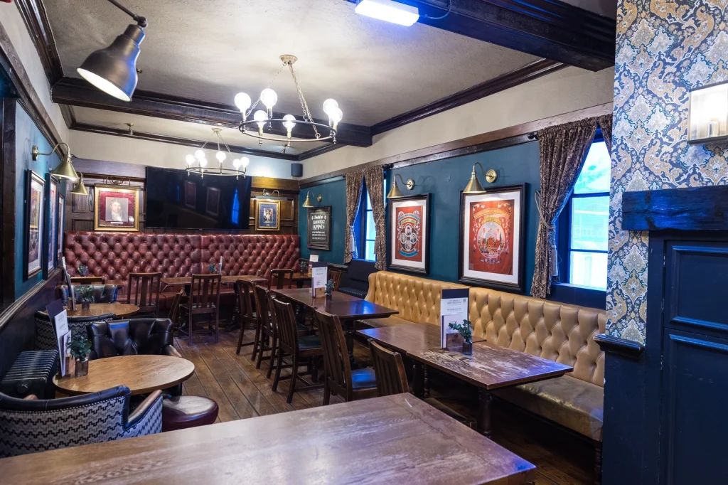 Back room of Market Tavern